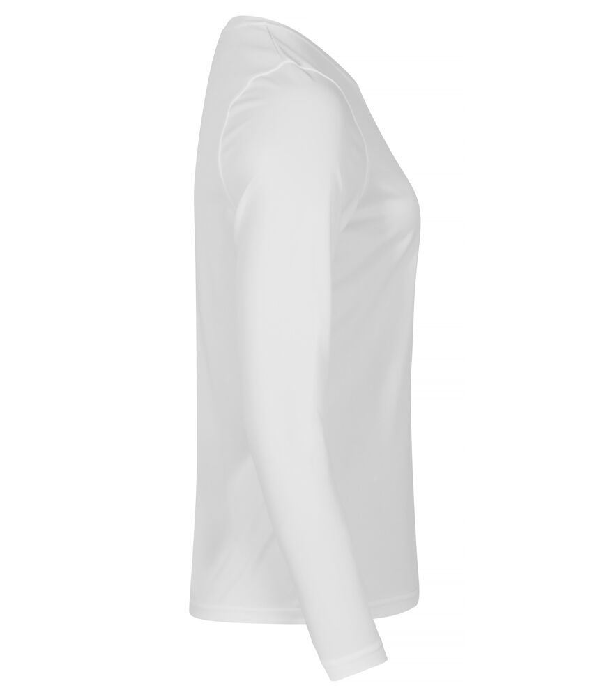 Basic Active-T L/S Women von Clique – White