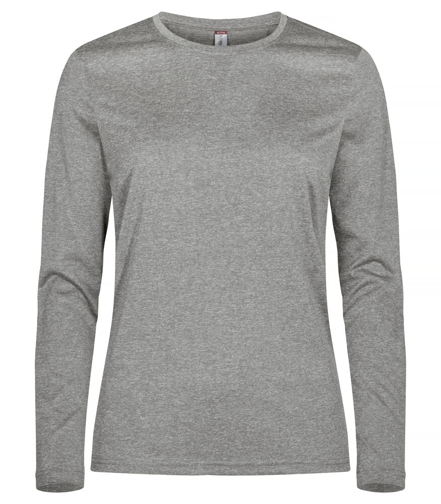 Basic Active-T L/S Women von Clique – White