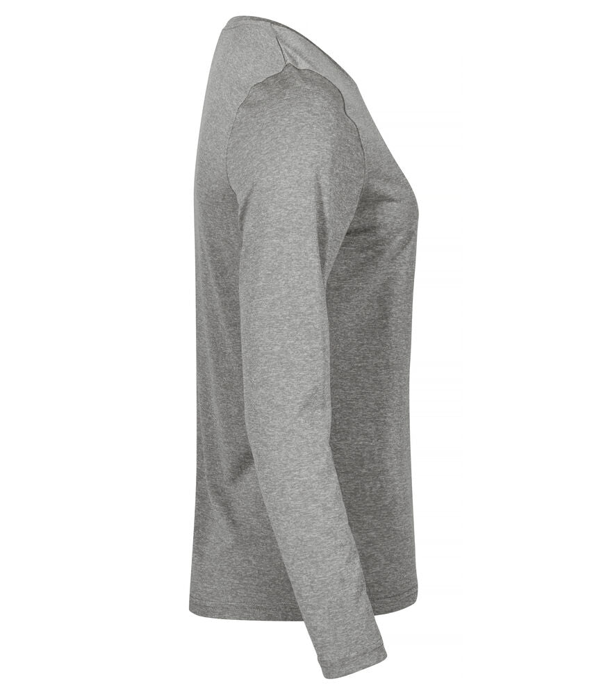 Basic Active-T L/S Women von Clique – White
