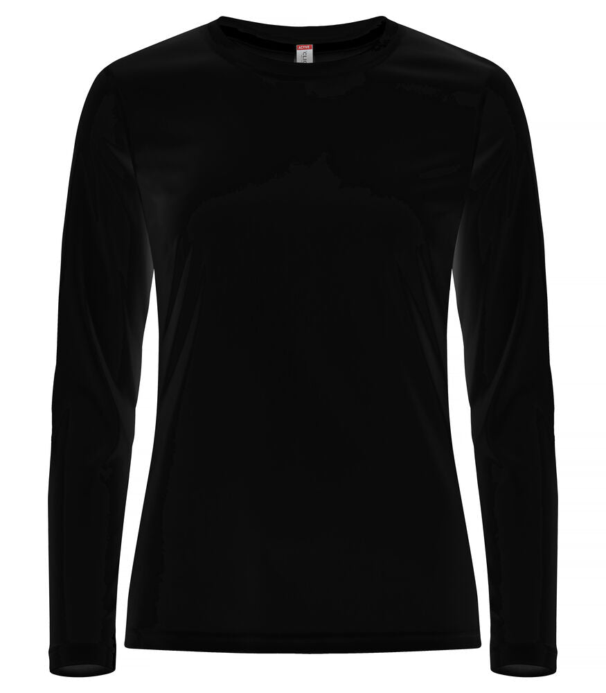 Basic Active-T L/S Women von Clique – White