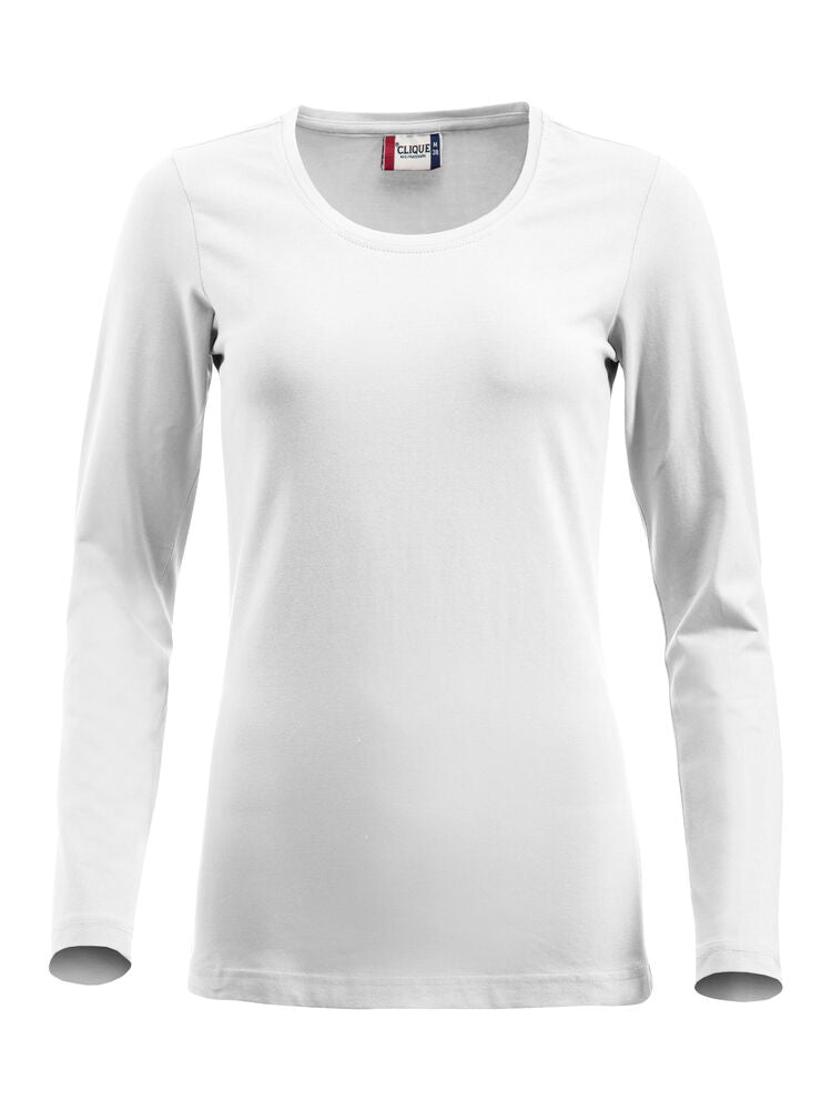 Carolina L/S von Clique – White