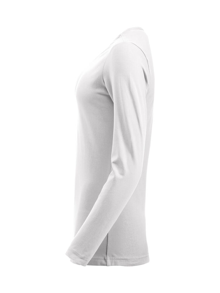 Carolina L/S von Clique – White