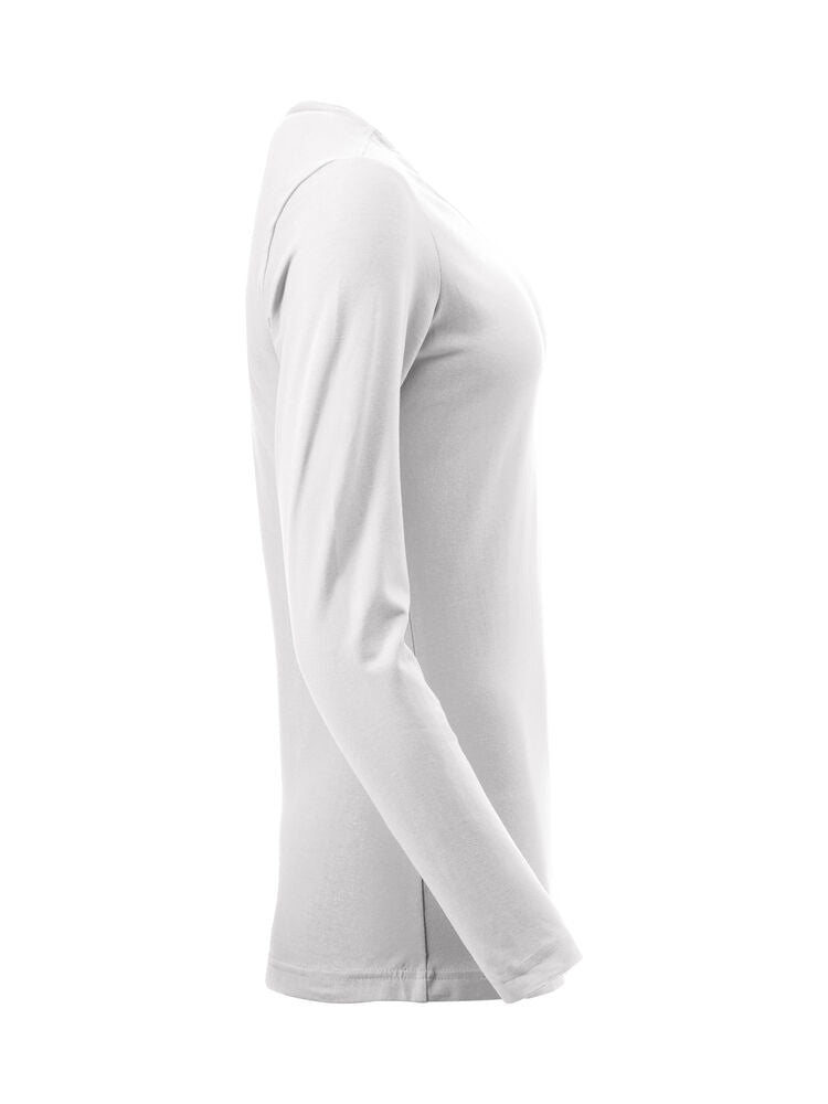 Carolina L/S von Clique – White