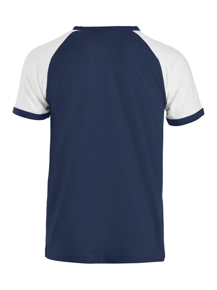 Raglan-T von Clique – Red/White