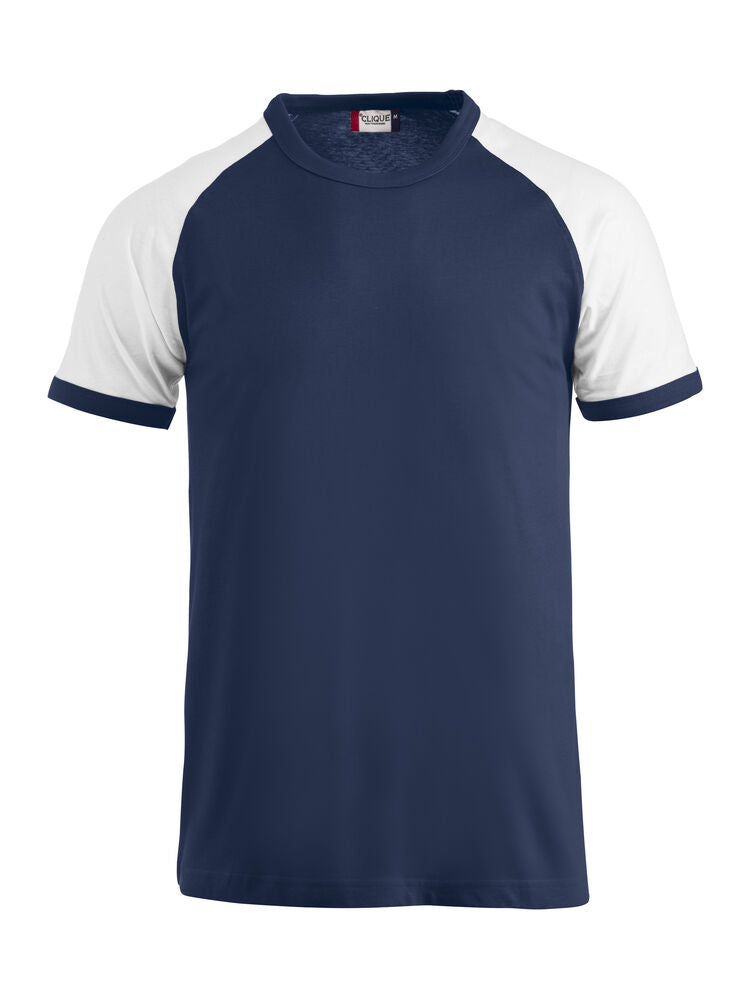 Raglan-T von Clique – Red/White