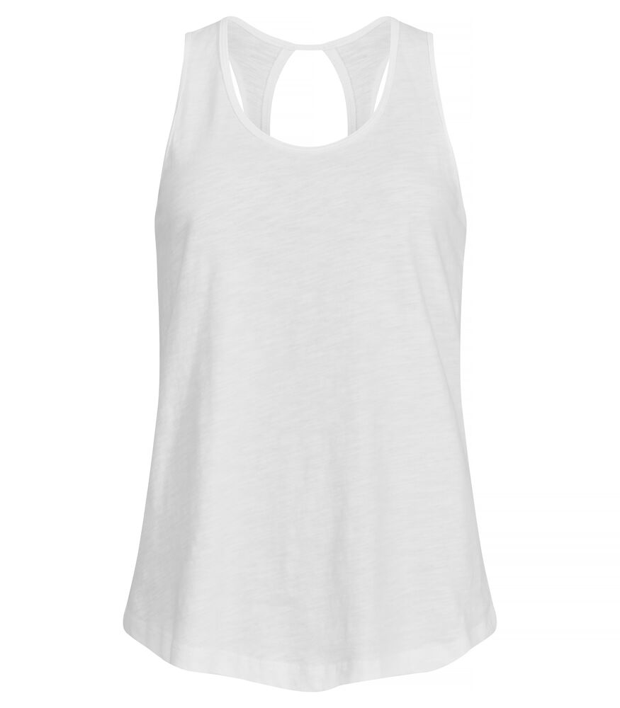 Slub Tanktop Women von Clique – White