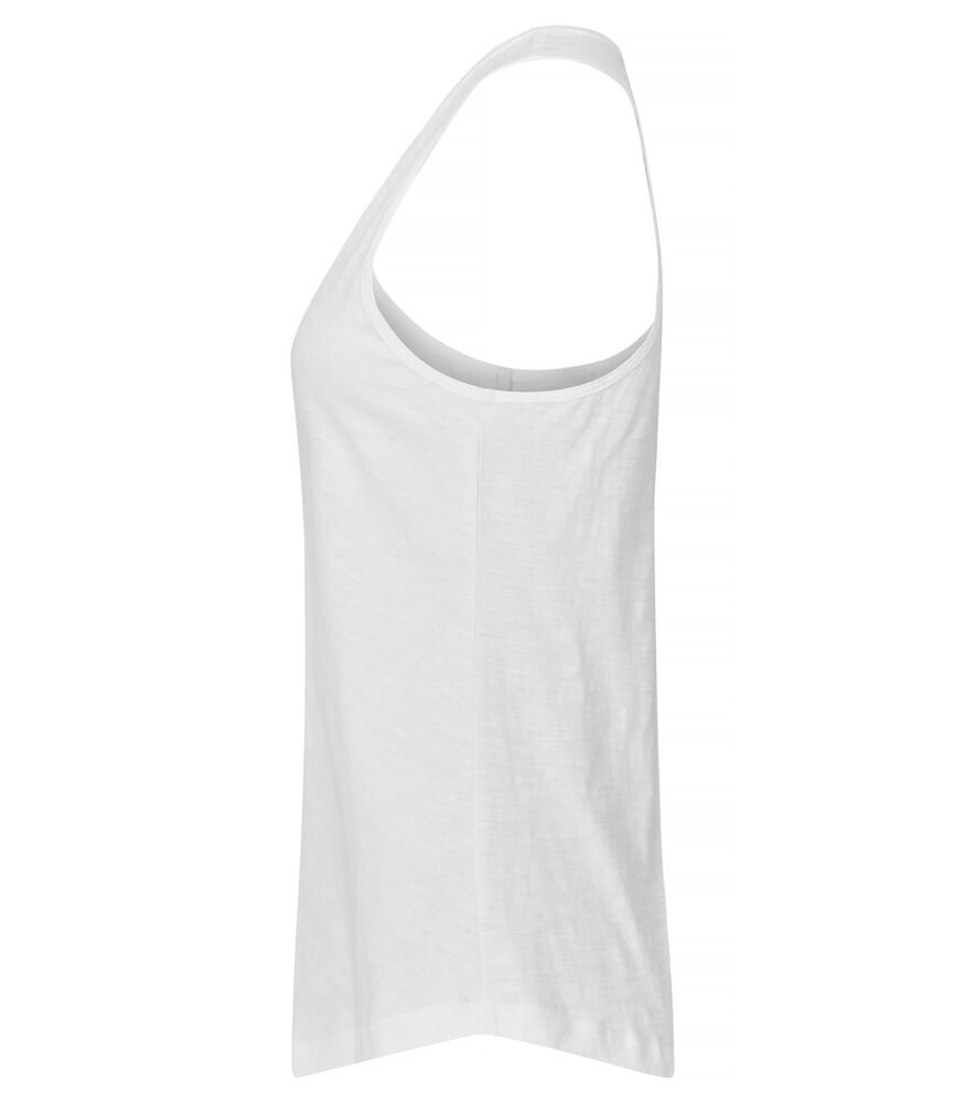 Slub Tanktop Women von Clique – White