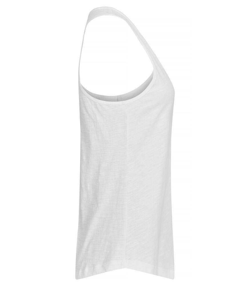 Slub Tanktop Women von Clique – White