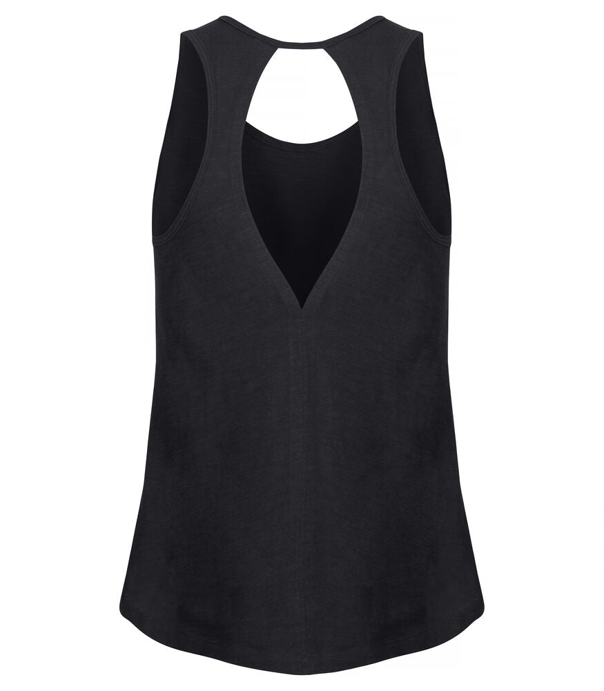 Slub Tanktop Women von Clique – White