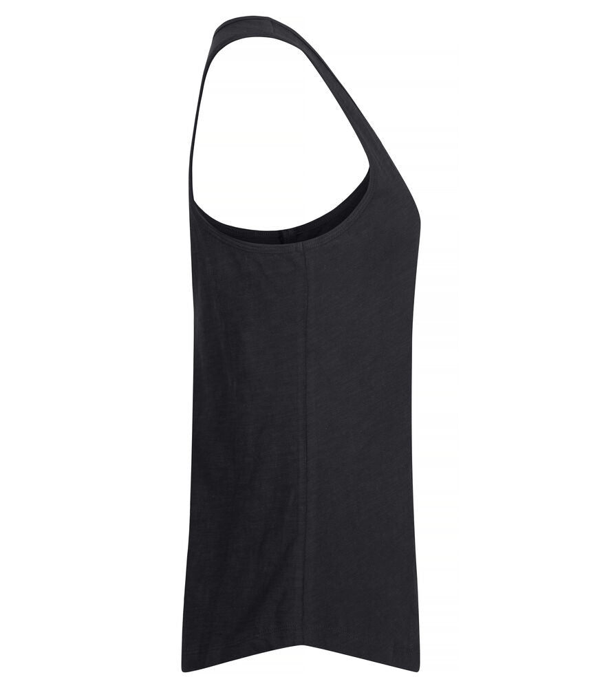 Slub Tanktop Women von Clique – White