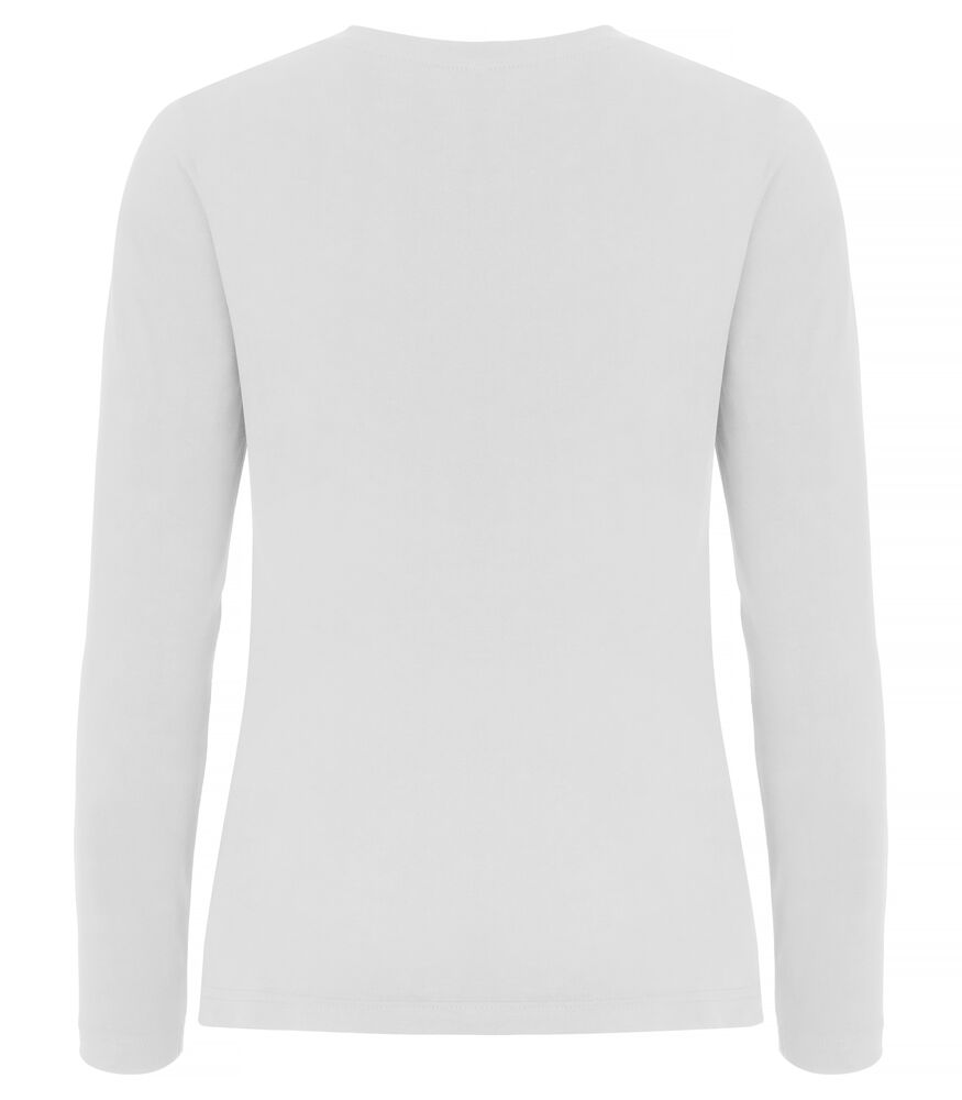 Premium Fashion-T L/S Women von Clique – White