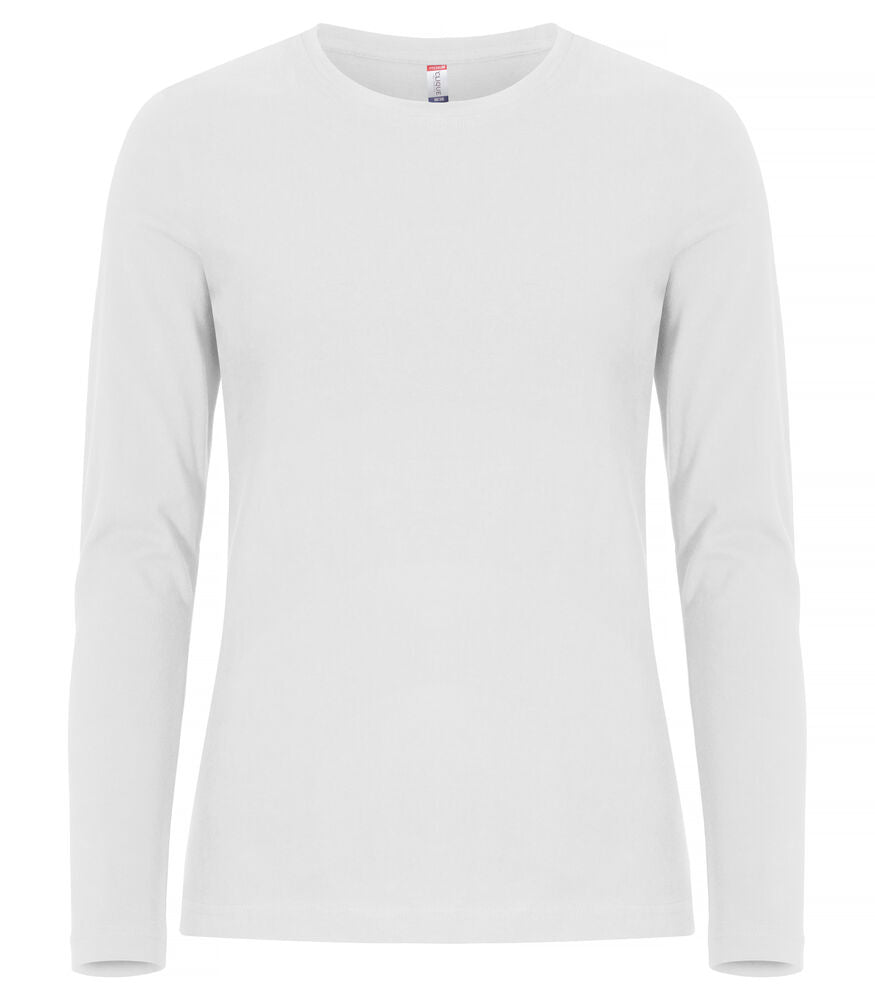 Premium Fashion-T L/S Women von Clique – White