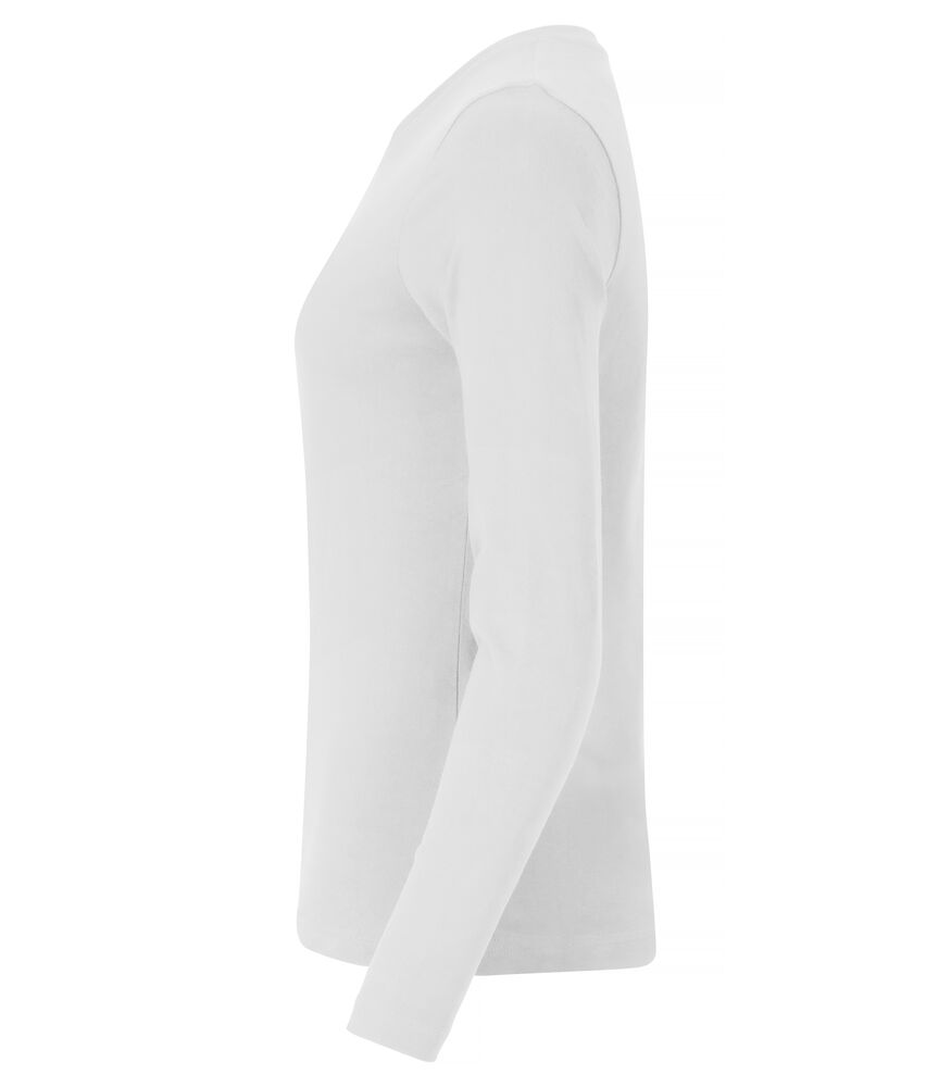 Premium Fashion-T L/S Women von Clique – White
