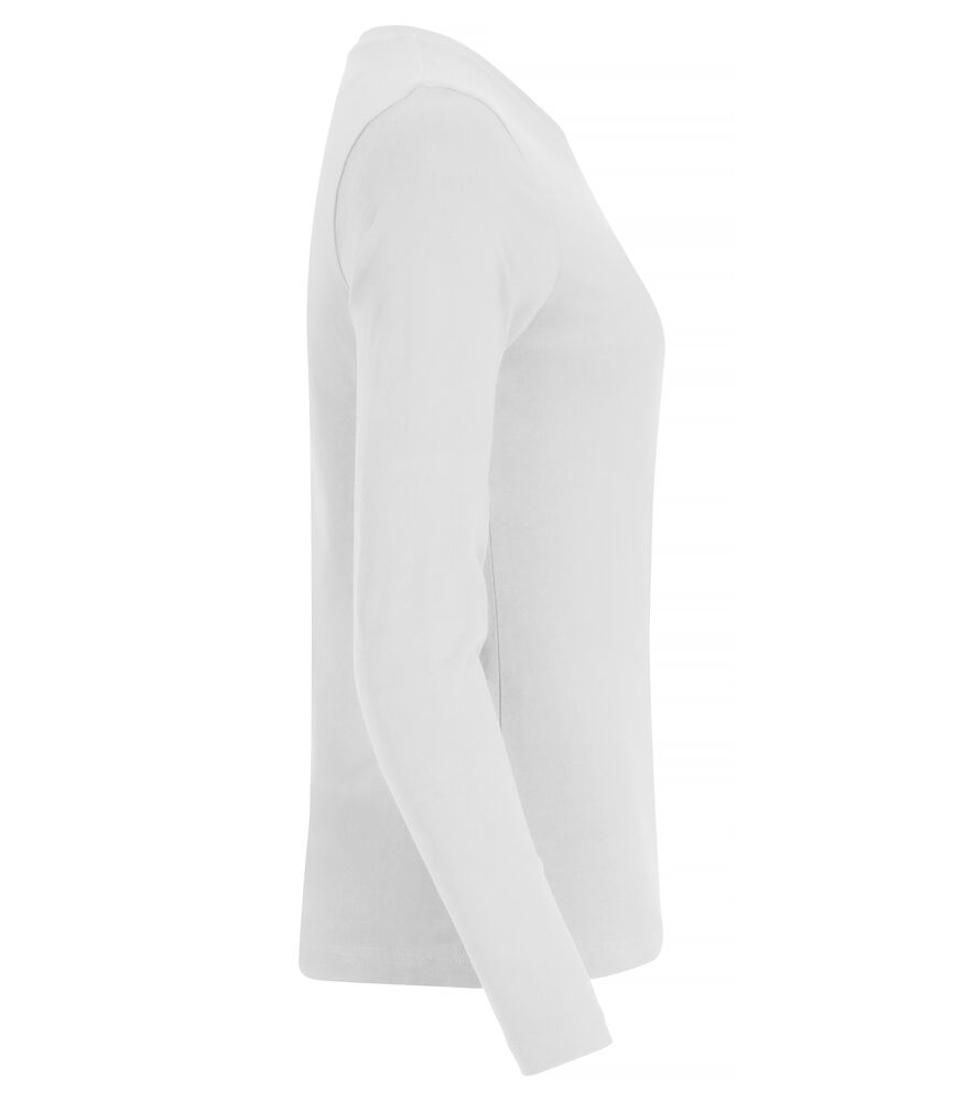 Premium Fashion-T L/S Women von Clique – White