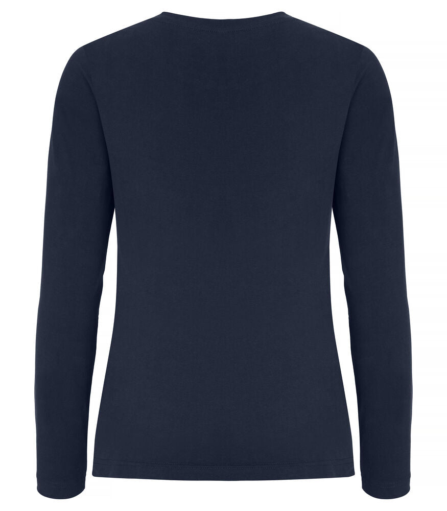 Premium Fashion-T L/S Women von Clique – White
