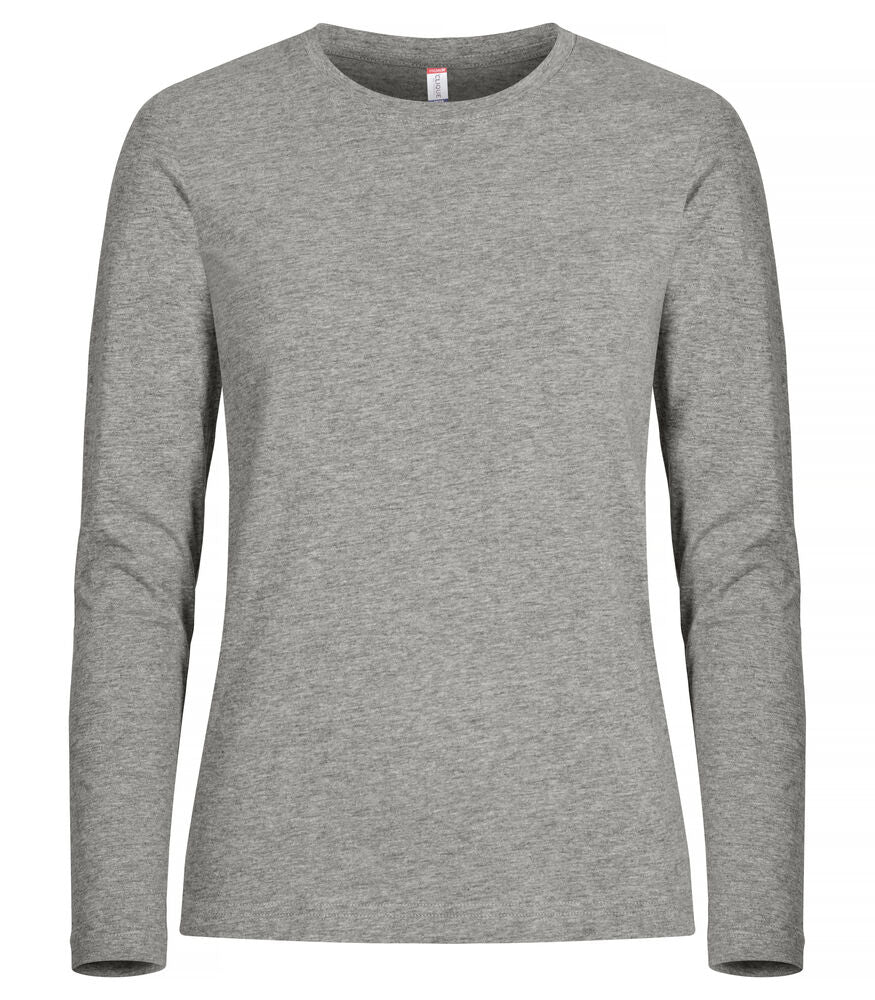 Premium Fashion-T L/S Women von Clique – White