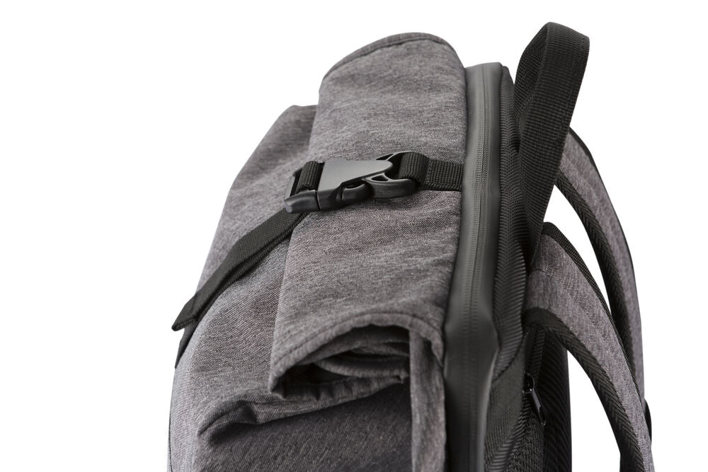 Roll-Up Backpack von Clique – Anthracite Melange