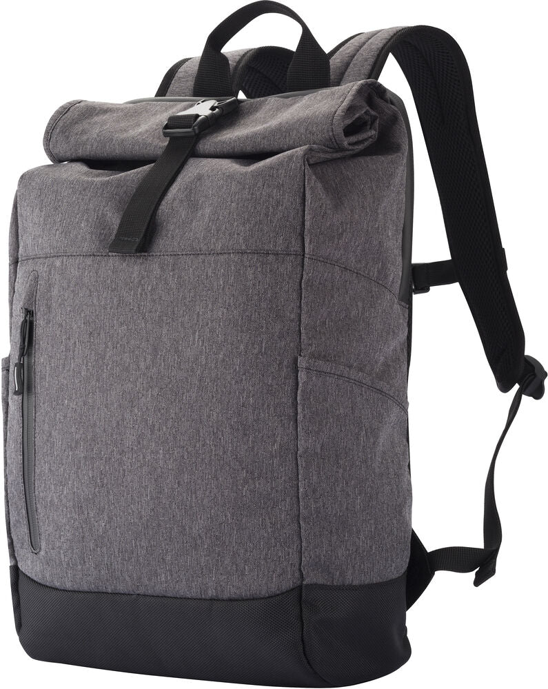 Roll-Up Backpack von Clique – Anthracite Melange