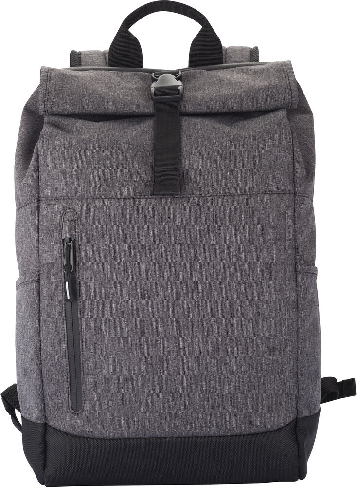 Roll-Up Backpack von Clique – Anthracite Melange