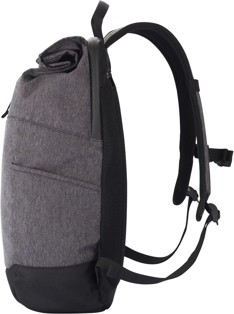 Roll-Up Backpack von Clique – Anthracite Melange