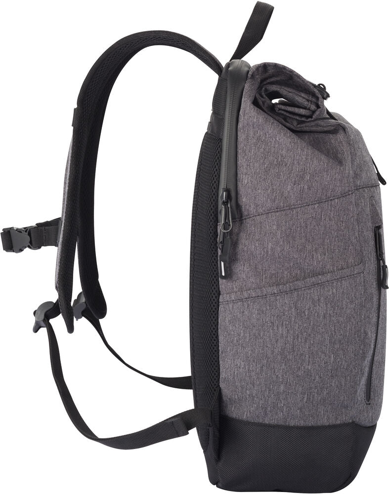 Roll-Up Backpack von Clique – Anthracite Melange