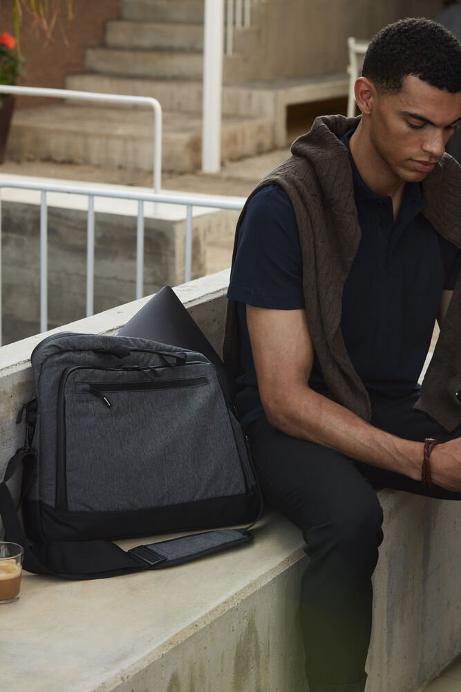Laptop Bag von Clique – Anthracite Melange
