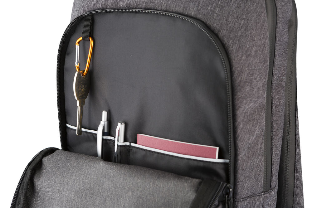 City Backpack von Clique – Anthracite Melange