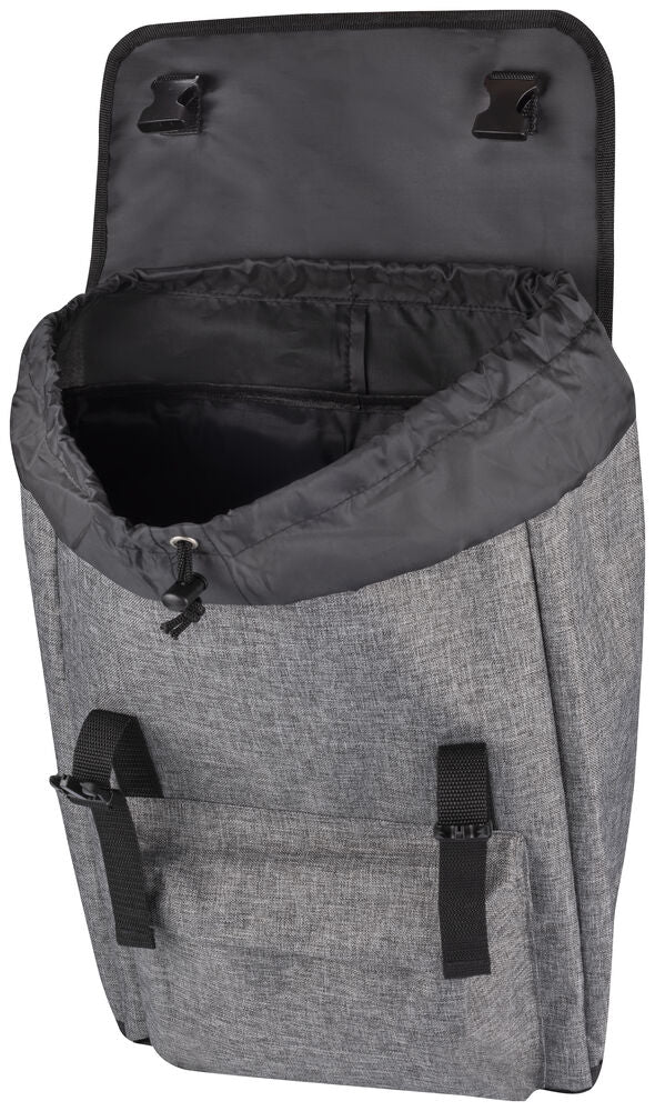 Melange Backpack von Clique – Grey Melange