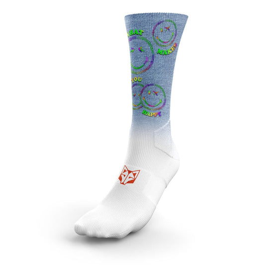 OTSO Sublimierte Sportsocken - S.W.Smiley Happy – Produktansicht