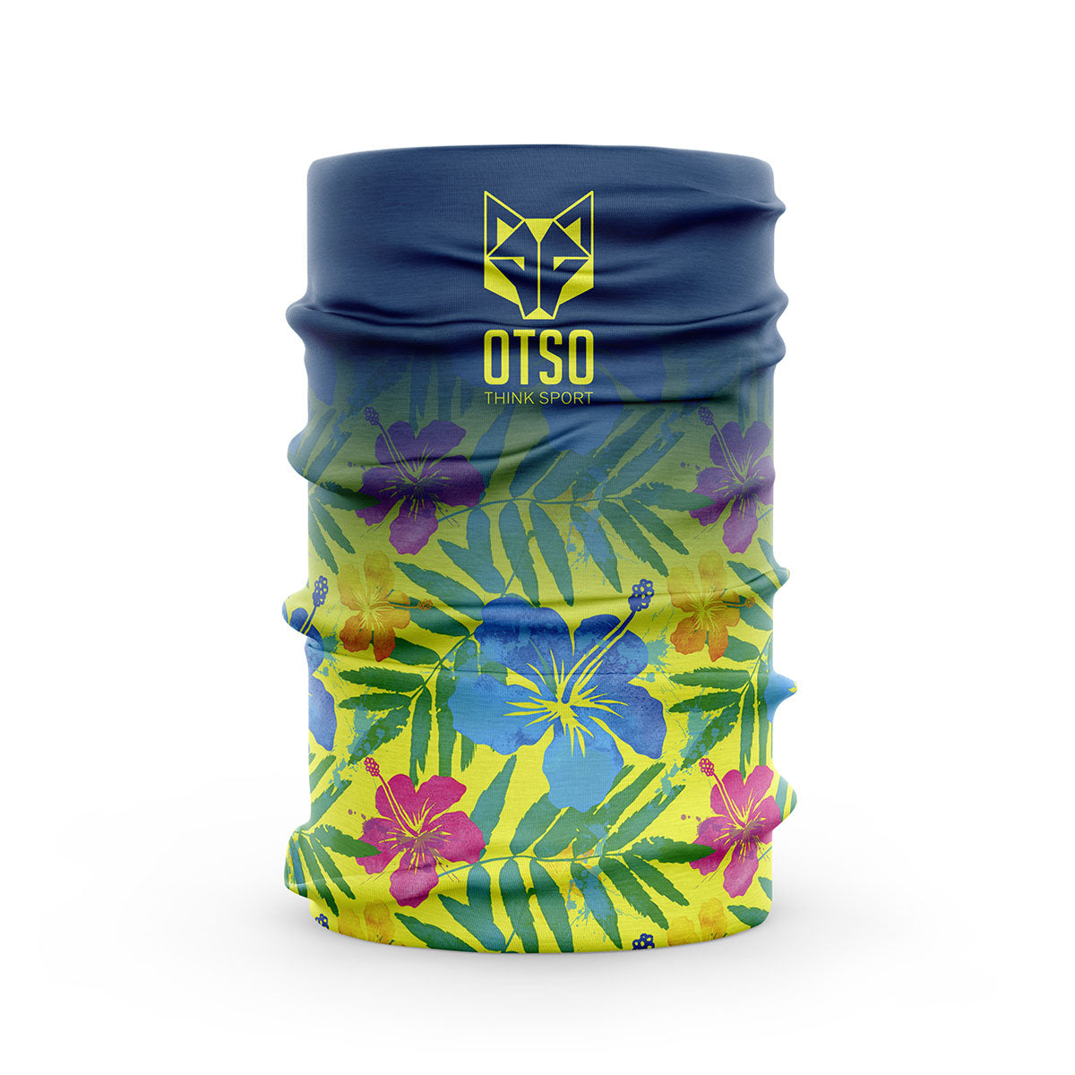 OTSO Multifunktionstuch - Floral Blue – Produktansicht