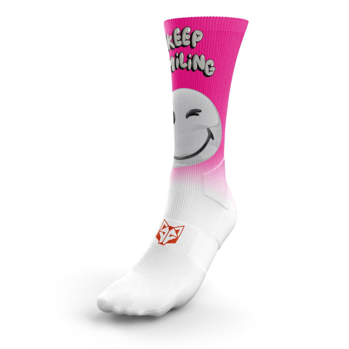 OTSO Sublimierte Sportsocken - S.W.Smiley Smiling – Produktansicht