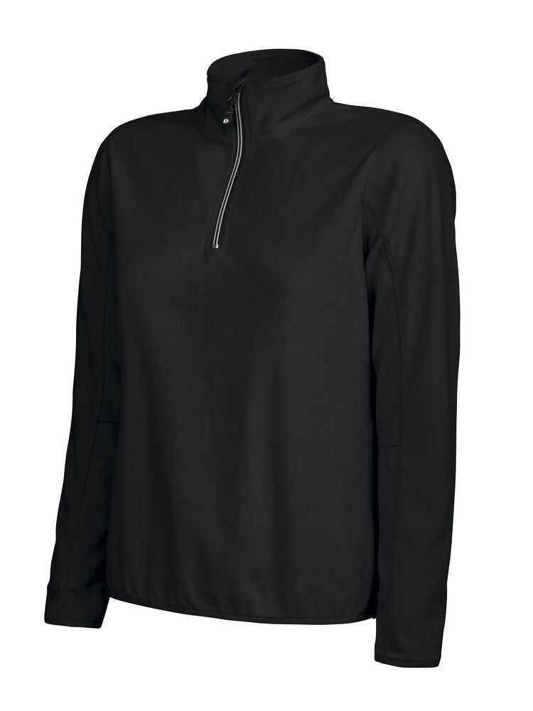 Melton Half Zip Ladies von D.A.D – Schwarz