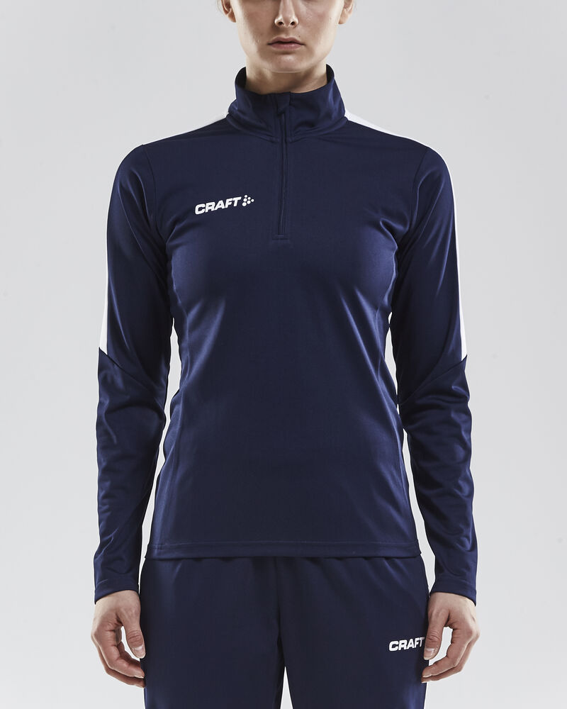 Progress Halfzip Ls Tee W von Craft – Royal Blue