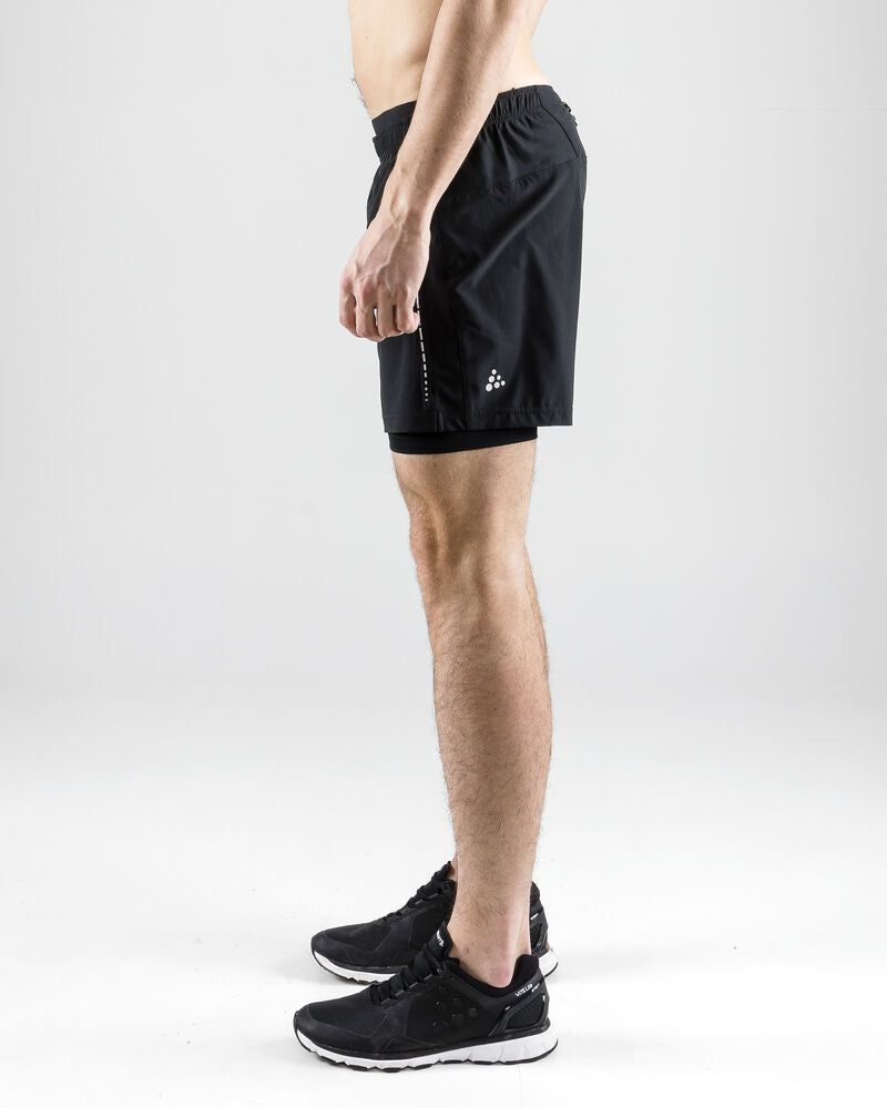 Essential 2-in-1 Shorts M von Craft – Black