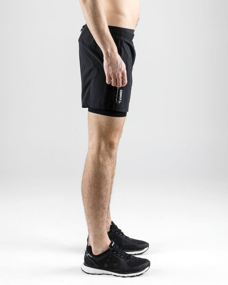 Essential 2-in-1 Shorts M von Craft – Black
