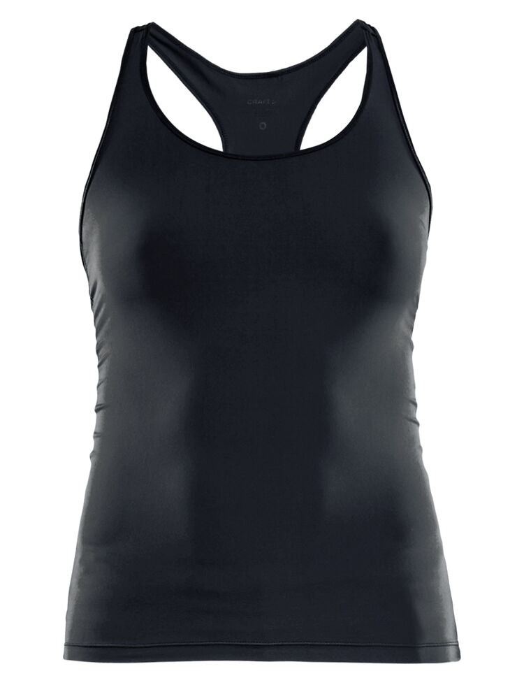 Essential Racerback Singlet W von Craft – Black