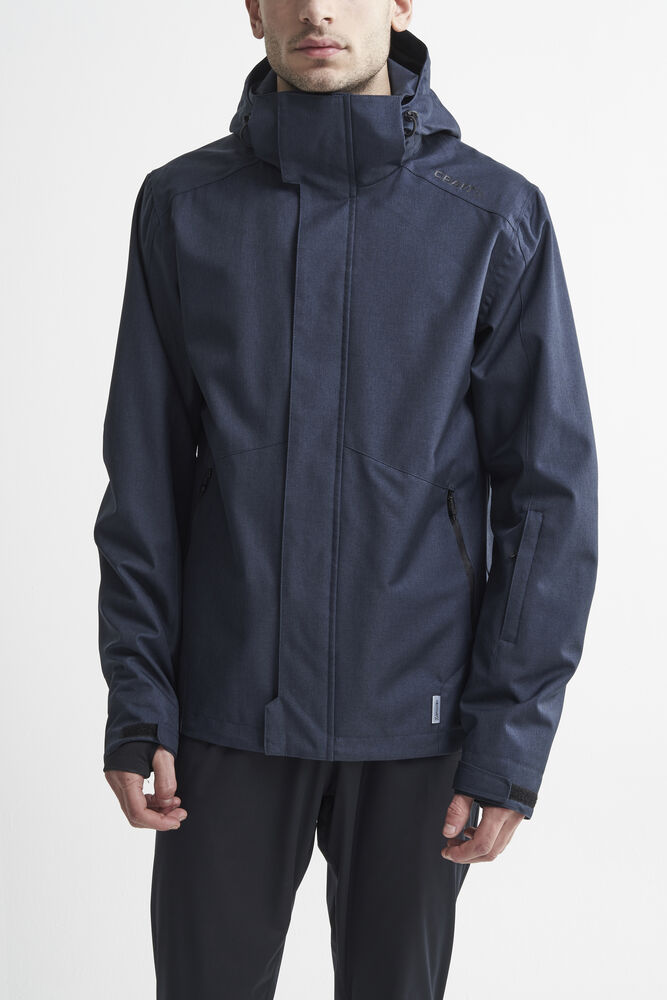 Mountain Jacket M von Craft – Dark Navy Melange