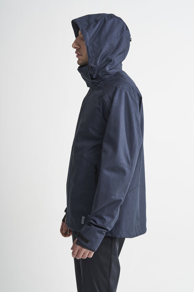 Mountain Jacket M von Craft – Dark Navy Melange