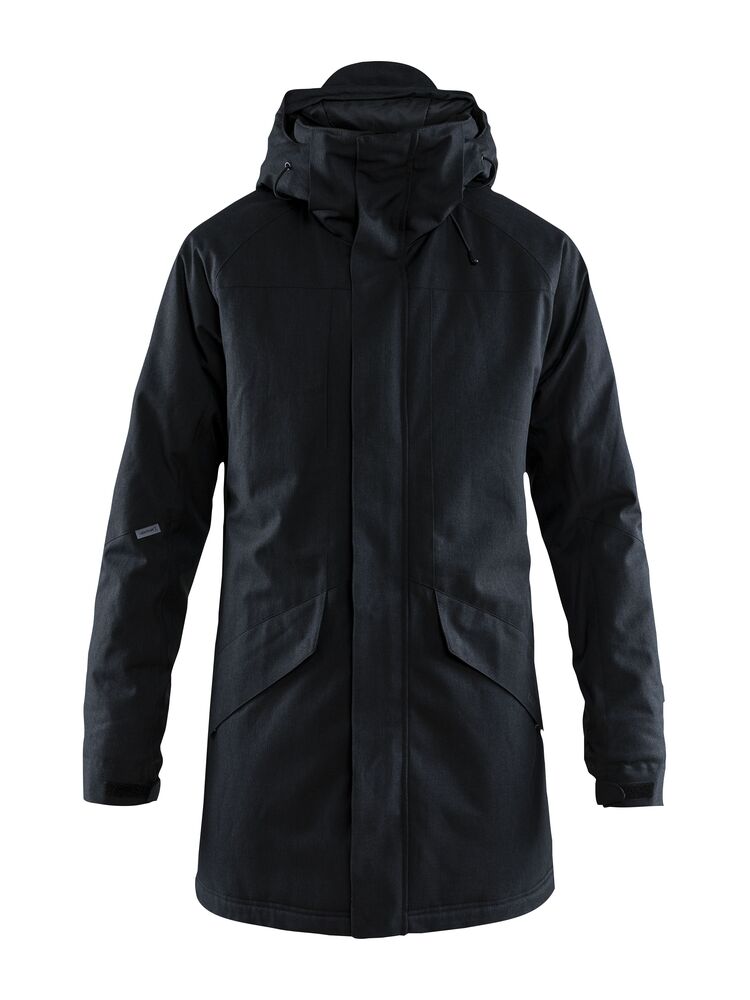 Mountain Padded Parkas M von Craft – Black Melange/Black