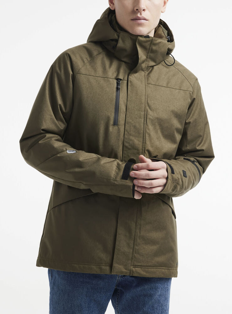 Mountain Padded Jacket M von Craft – Dark Navy Melange