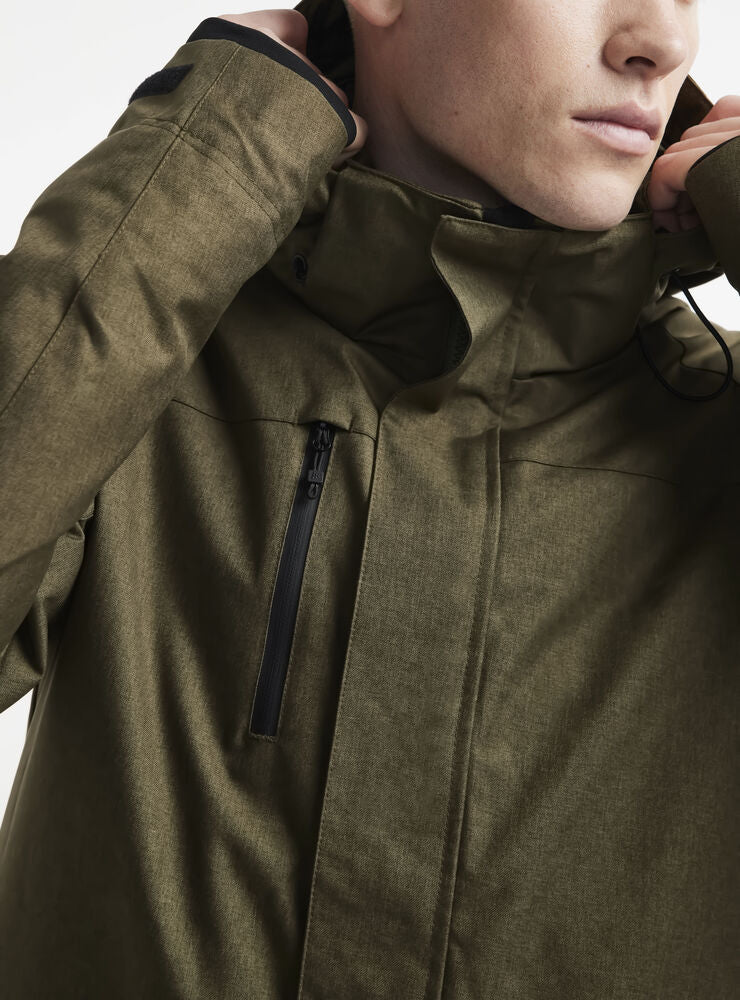 Mountain Padded Jacket M von Craft – Dark Navy Melange