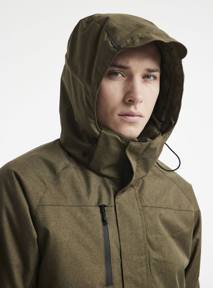 Mountain Padded Jacket M von Craft – Dark Navy Melange