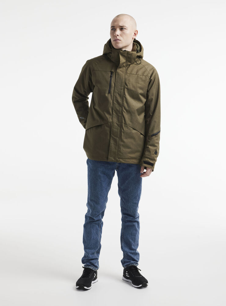 Mountain Padded Jacket M von Craft – Dark Navy Melange