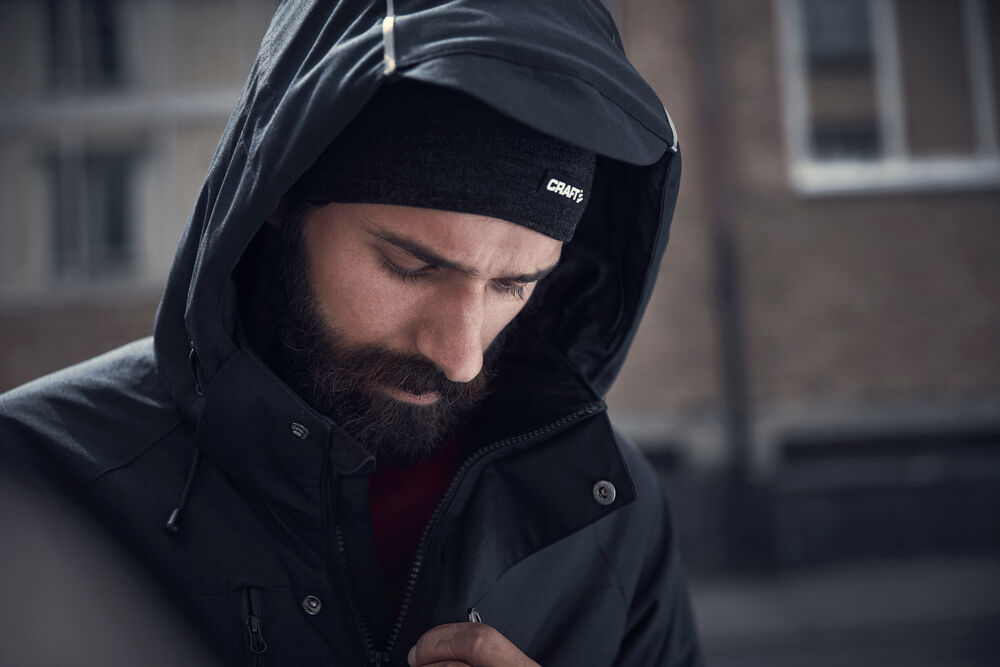 Mountain Padded Jacket M von Craft – Dark Navy Melange