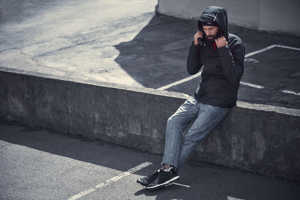 Mountain Padded Jacket M von Craft – Dark Navy Melange