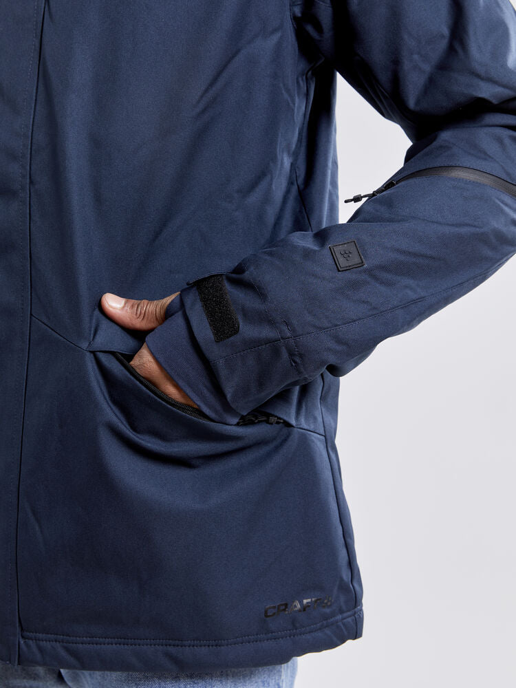 Mountain Padded Jacket M von Craft – Dark Navy Melange