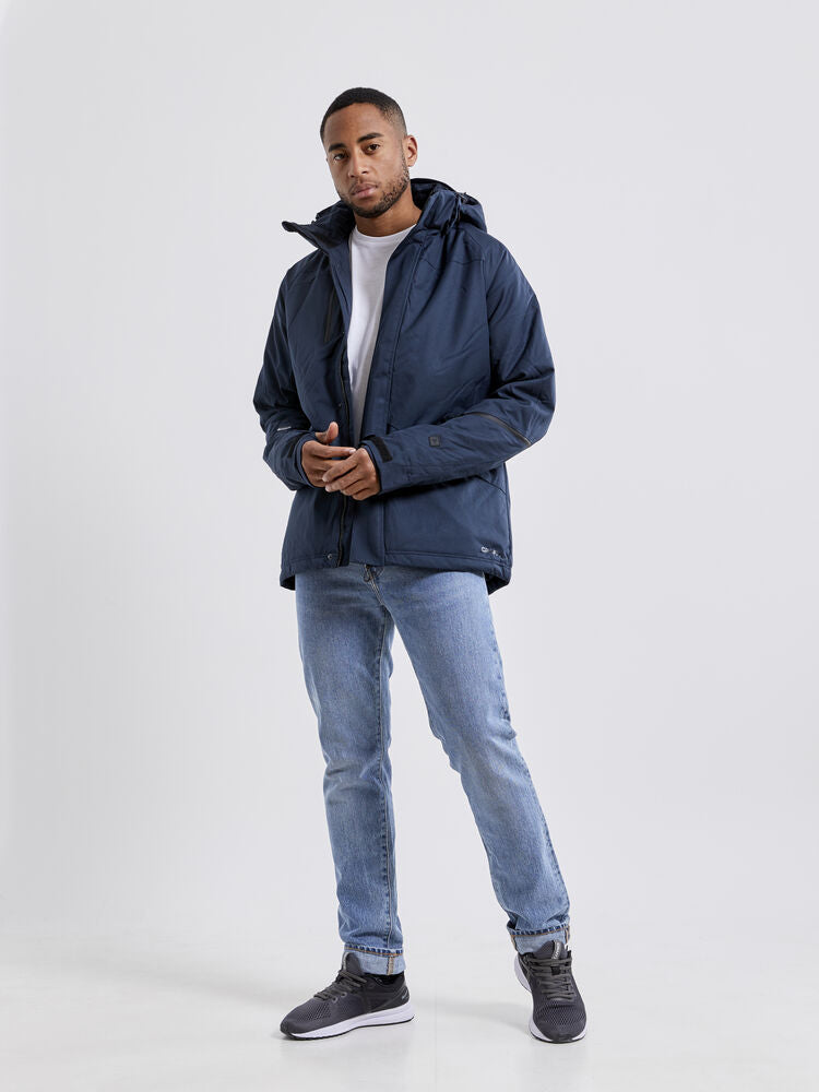 Mountain Padded Jacket M von Craft – Dark Navy Melange