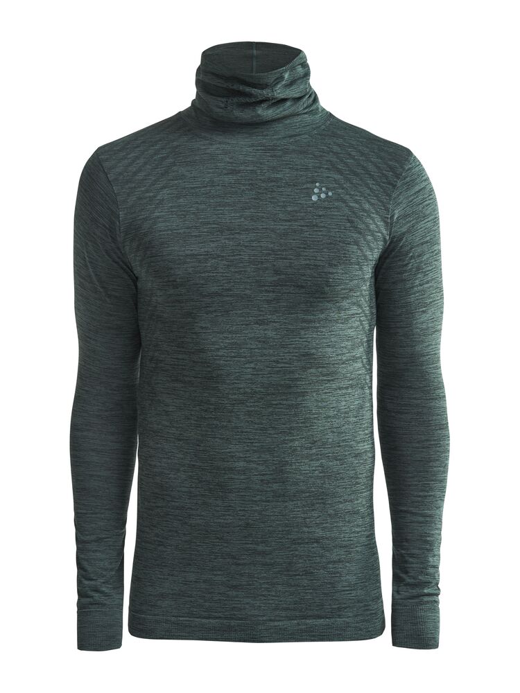 Fuseknit Comfort Turtleneck M von Craft – Pine/Melange