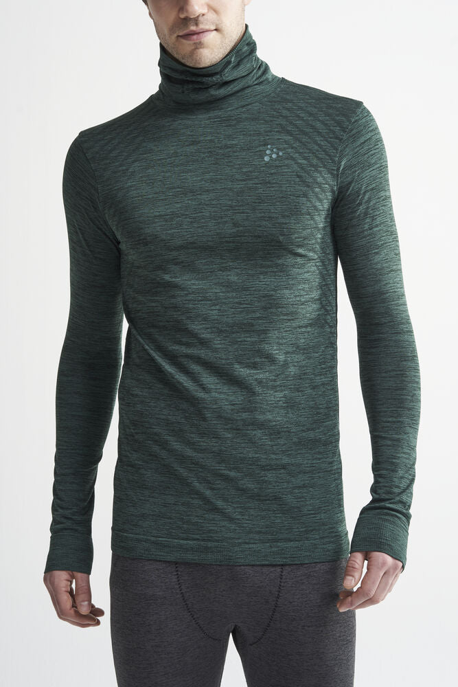 Fuseknit Comfort Turtleneck M von Craft – Pine/Melange