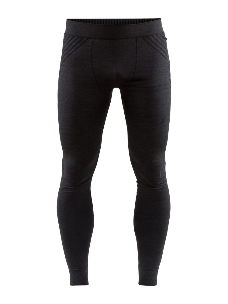 Fuseknit Comfort Pants M von Craft – Black Melange
